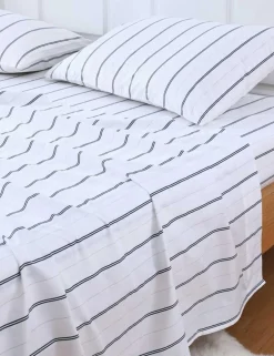 Pure Cotton Cape Leaf Fitted Sheet Set