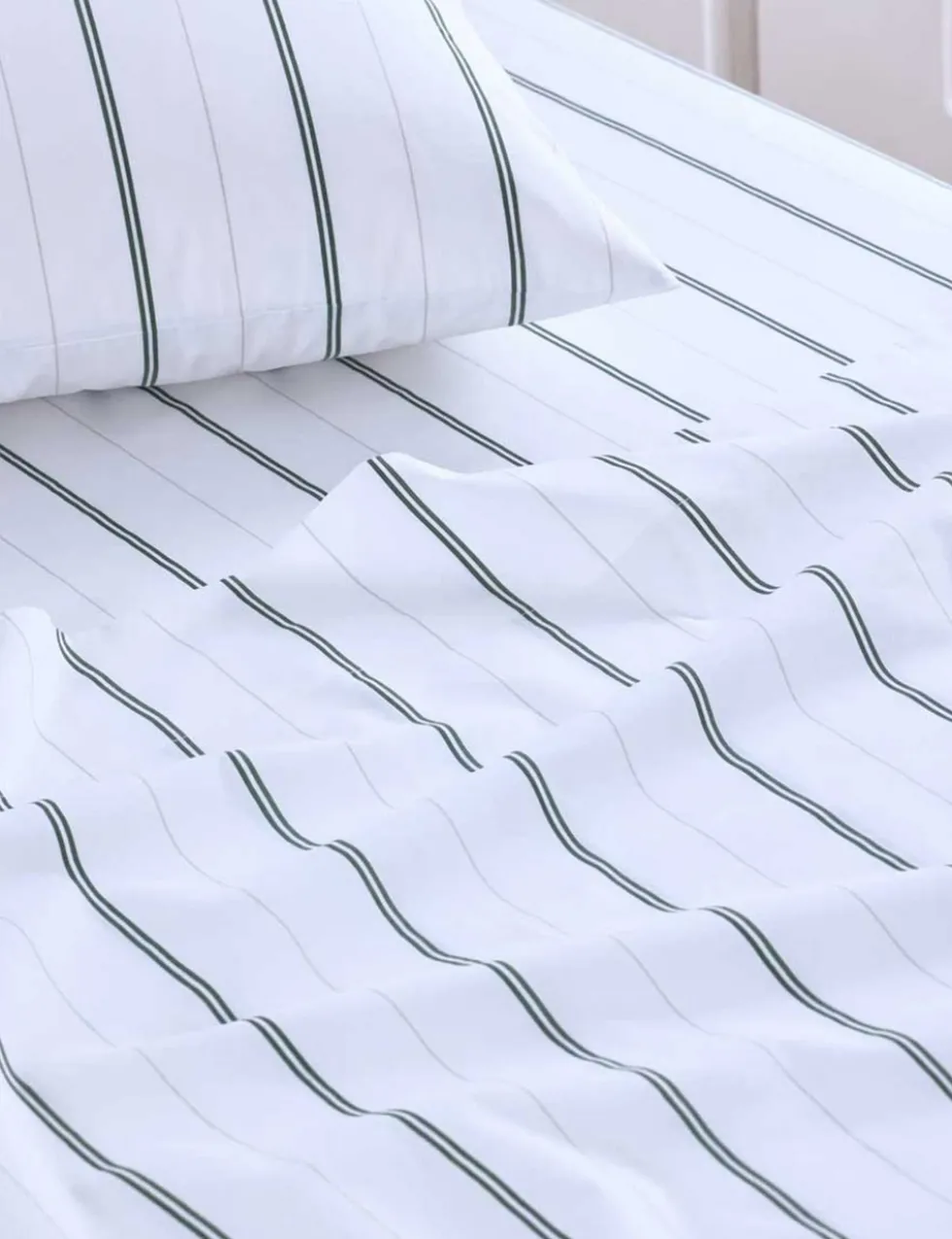 Pure Cotton Cape Leaf Fitted Sheet Set