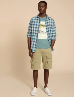 Pure Cotton Cargo Shorts