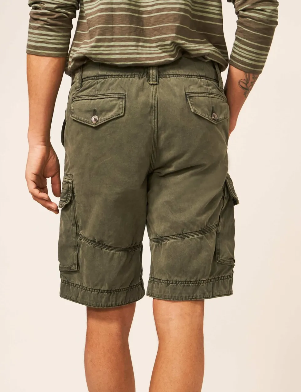 Pure Cotton Cargo Shorts