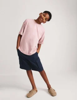 Pure Cotton Cargo Shorts (6-16 Yrs)