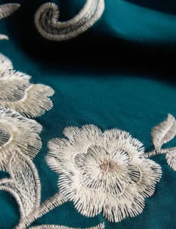 Pure Cotton Celandine Embroidered Bedding Set