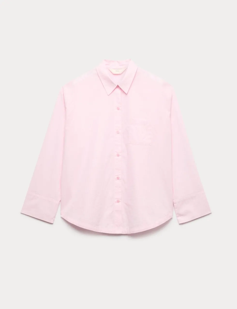 Pure Cotton Chambray Lounge Shirt