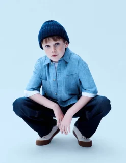 Pure Cotton Chambray Shirt (6-16 Yrs)