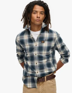 Pure Cotton Check Flannel Shirt