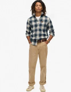 Pure Cotton Check Flannel Shirt