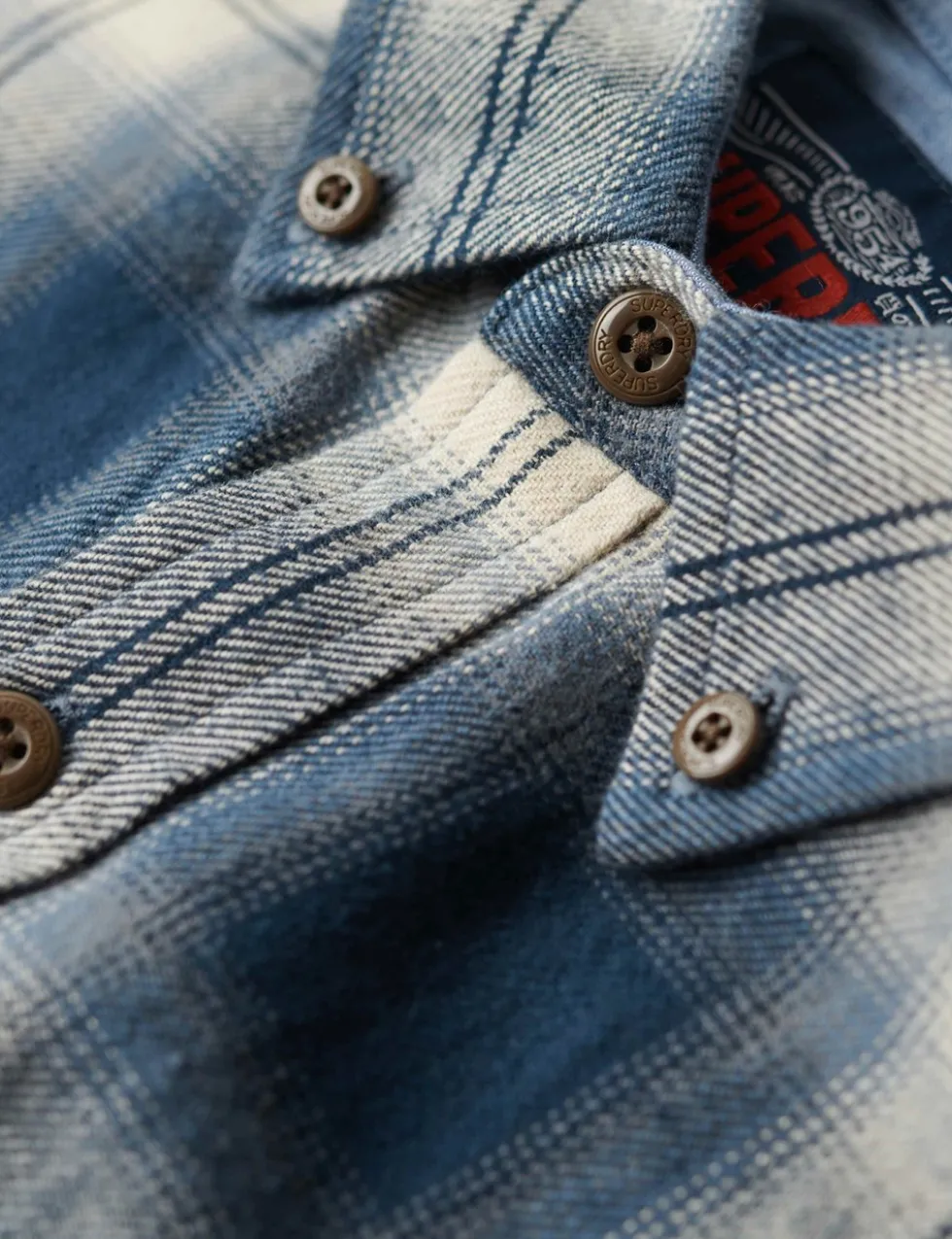 Pure Cotton Check Flannel Shirt