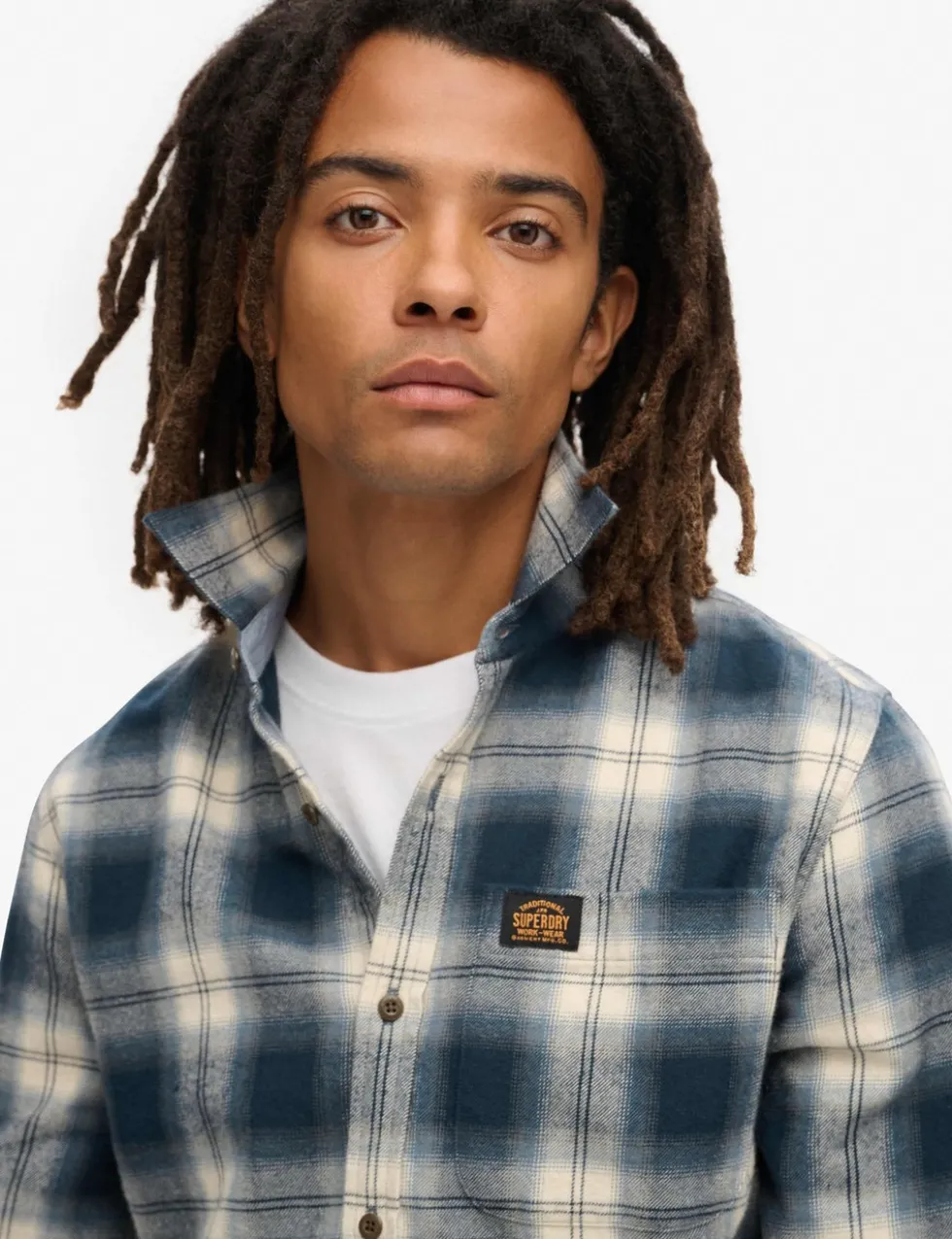 Pure Cotton Check Flannel Shirt