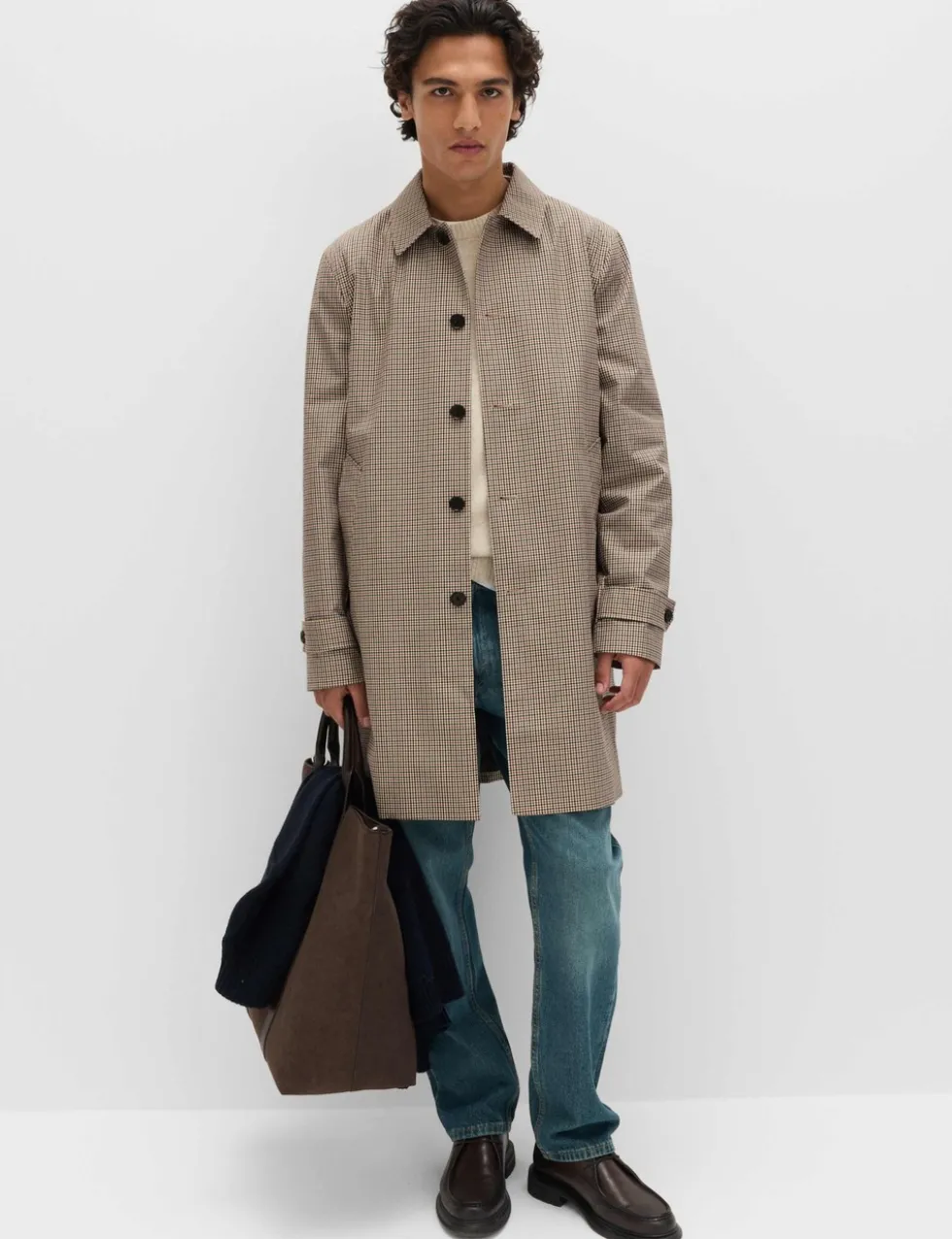 Pure Cotton Check Mac with Stormwear™