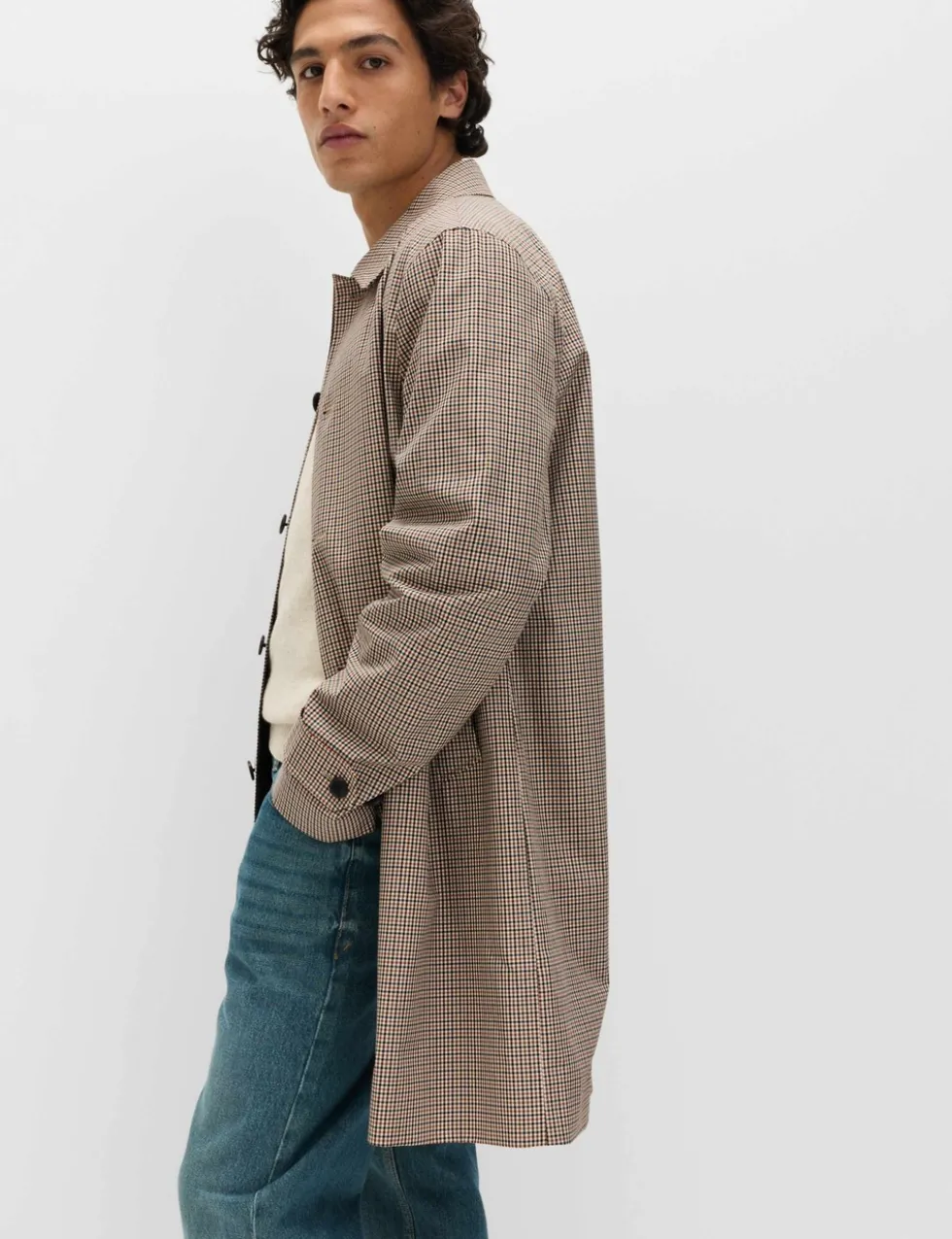 Pure Cotton Check Mac with Stormwear™