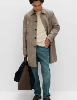 Pure Cotton Check Mac with Stormwear™