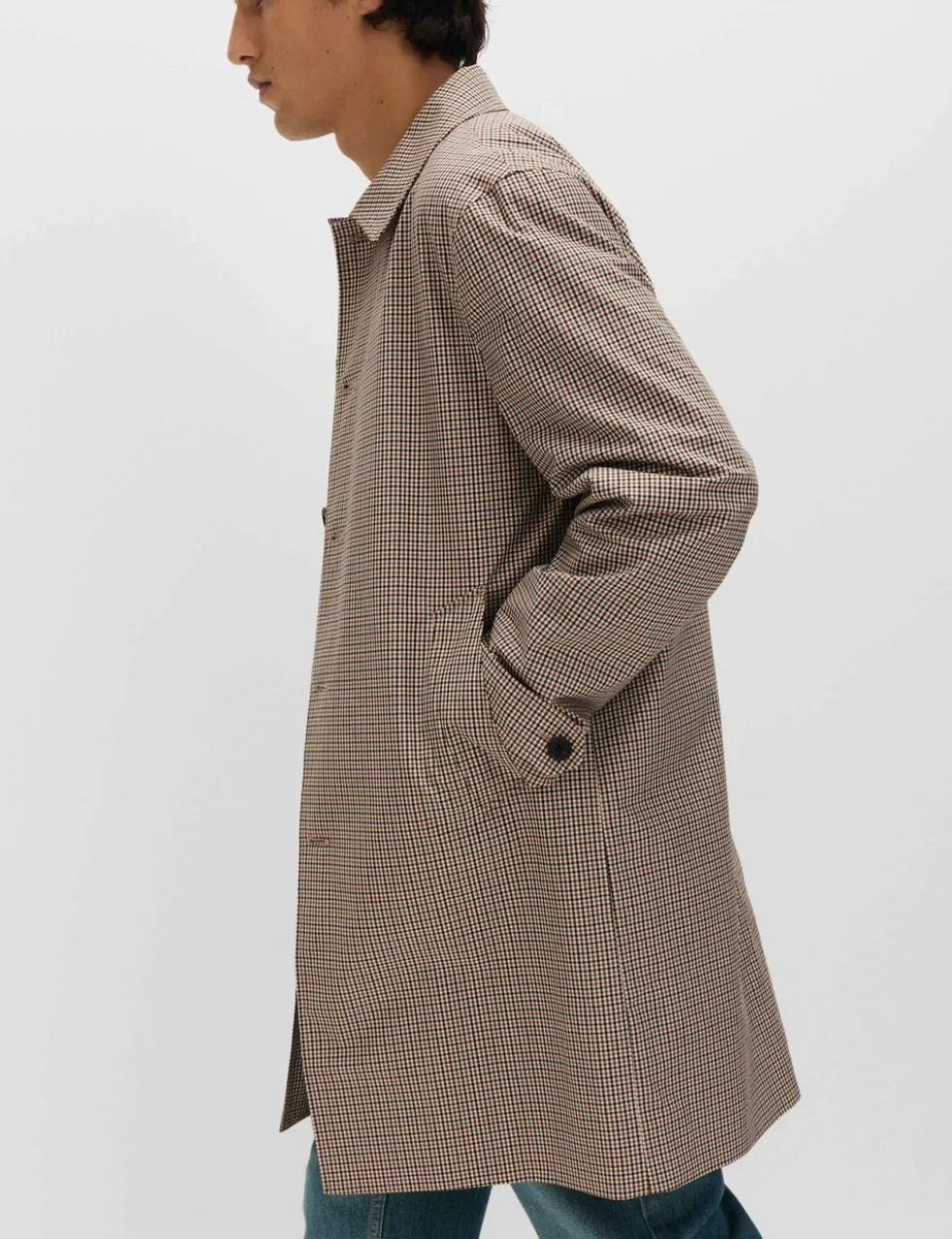 Pure Cotton Check Mac with Stormwear™