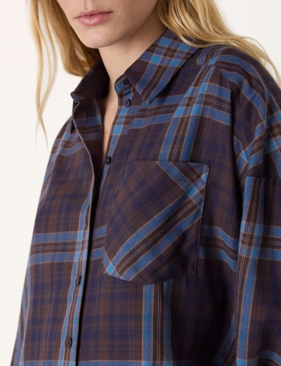 Pure Cotton Checked Collared Shirt
