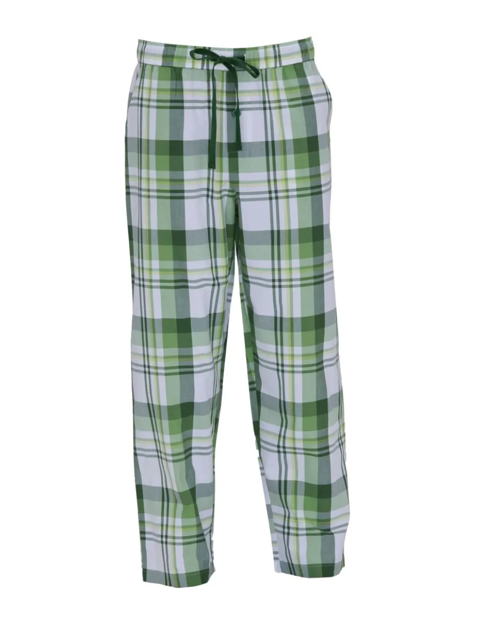 Pure Cotton Checked Drawstring Pyjama Bottoms