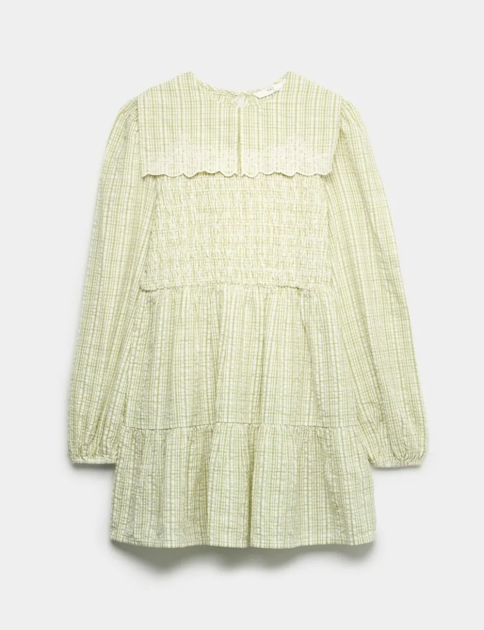 Pure Cotton Checked Dress (6-16 Yrs)