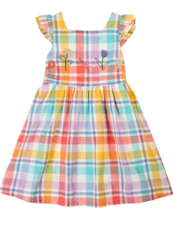 Pure Cotton Checked Dress (2-10 Yrs)