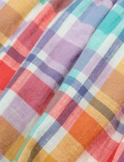 Pure Cotton Checked Dress (2-10 Yrs)