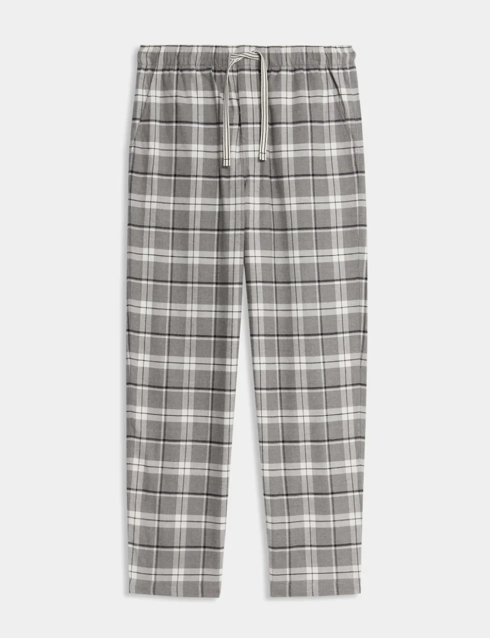 Pure Cotton Checked Loungewear Bottoms