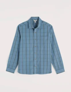 Pure Cotton Checked Overshirt
