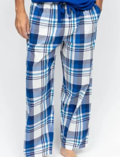 Pure Cotton Checked Pyjama Bottoms