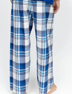 Pure Cotton Checked Pyjama Bottoms