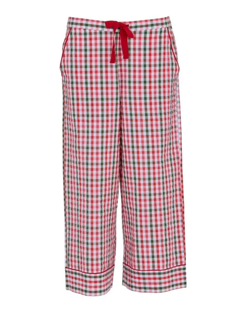 Pure Cotton Checked Pyjama Bottoms