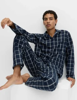 Pure Cotton Checked Pyjama Set
