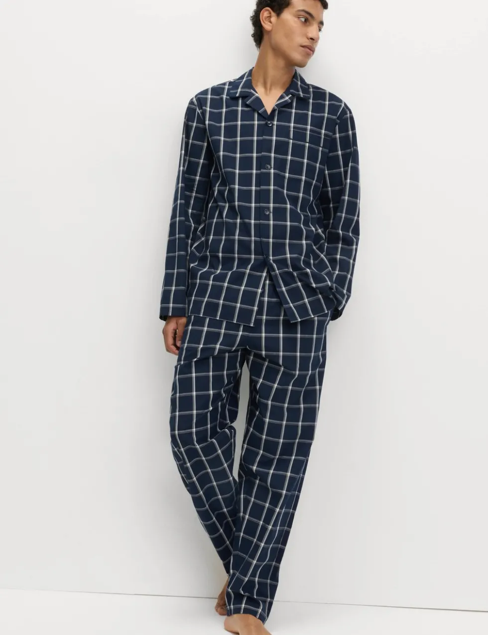 Pure Cotton Checked Pyjama Set