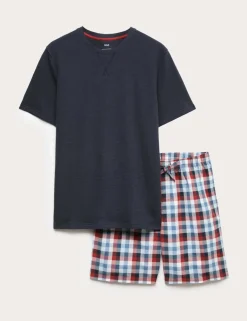 Pure Cotton Checked Pyjamas Set