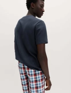Pure Cotton Checked Pyjamas Set