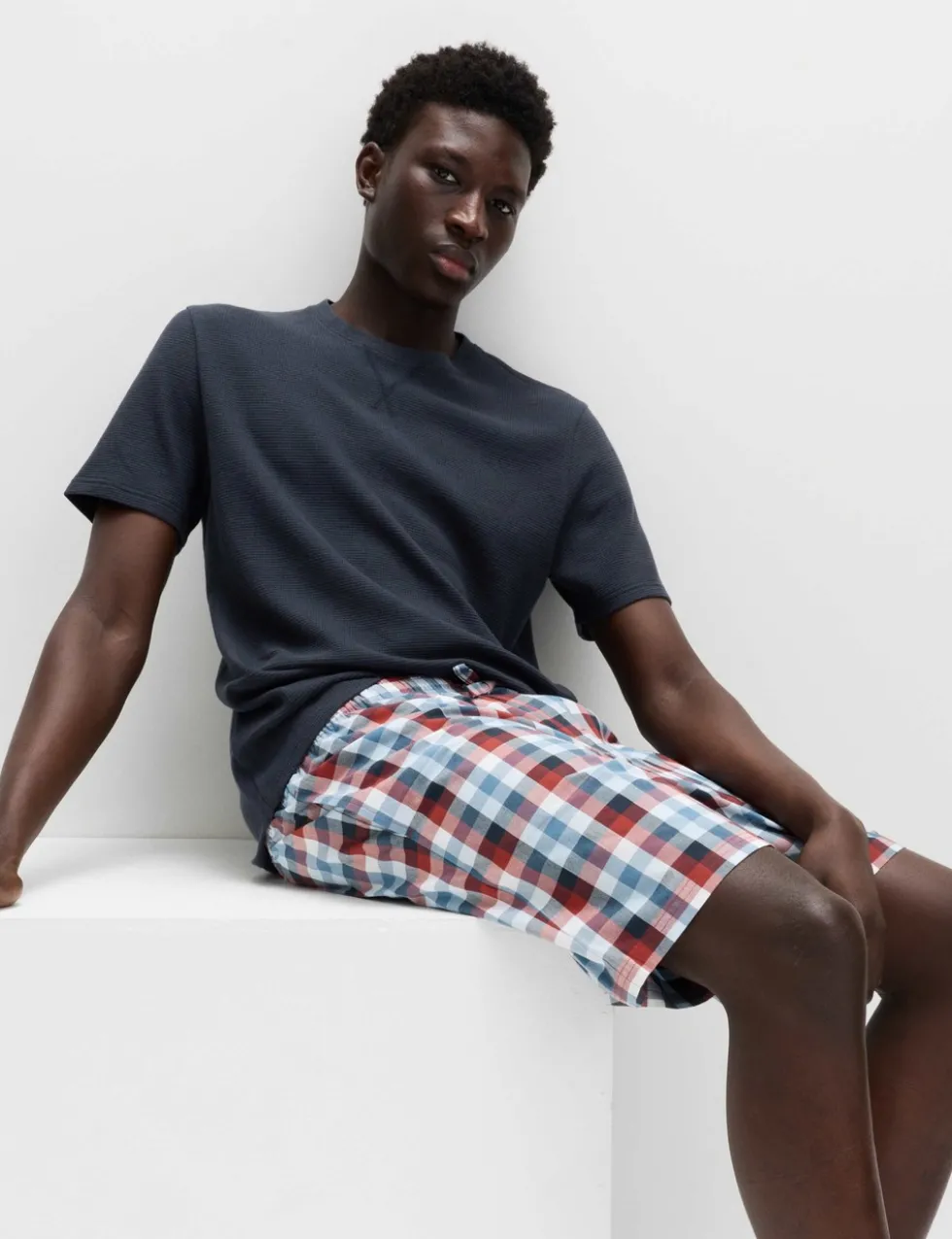 Pure Cotton Checked Pyjamas Set