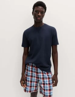Pure Cotton Checked Pyjamas Set