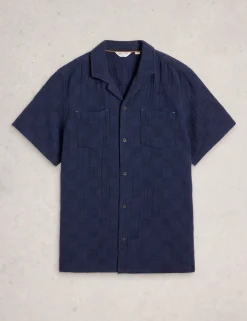 Pure Cotton Checked Short Sleeve Shirt