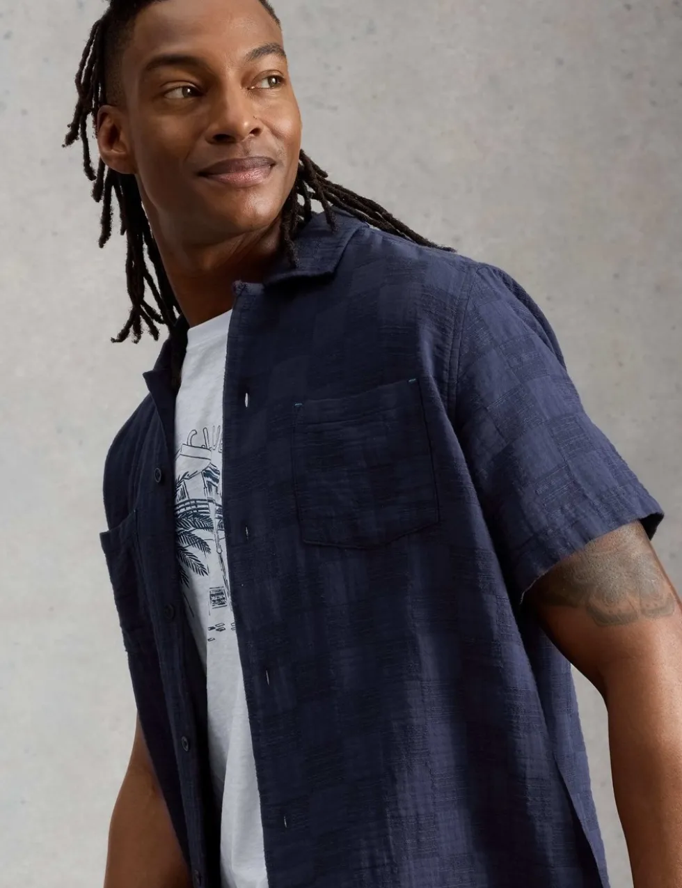 Pure Cotton Checked Short Sleeve Shirt