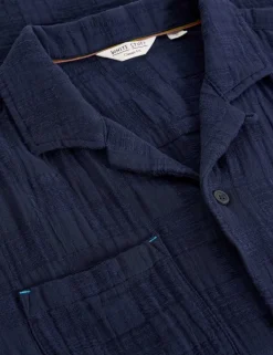 Pure Cotton Checked Short Sleeve Shirt