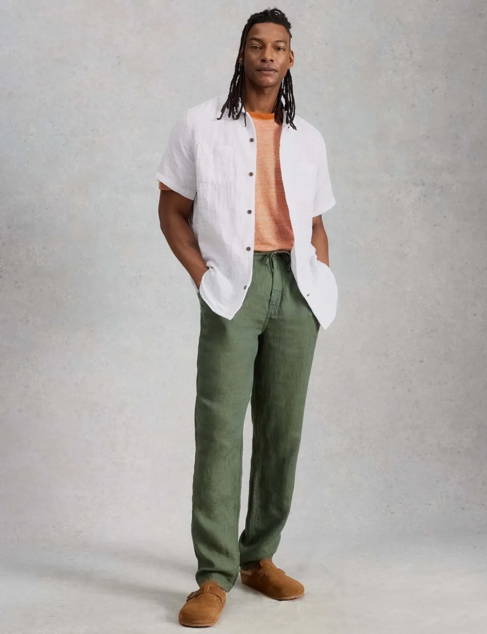 Pure Cotton Checked Short Sleeve Shirt