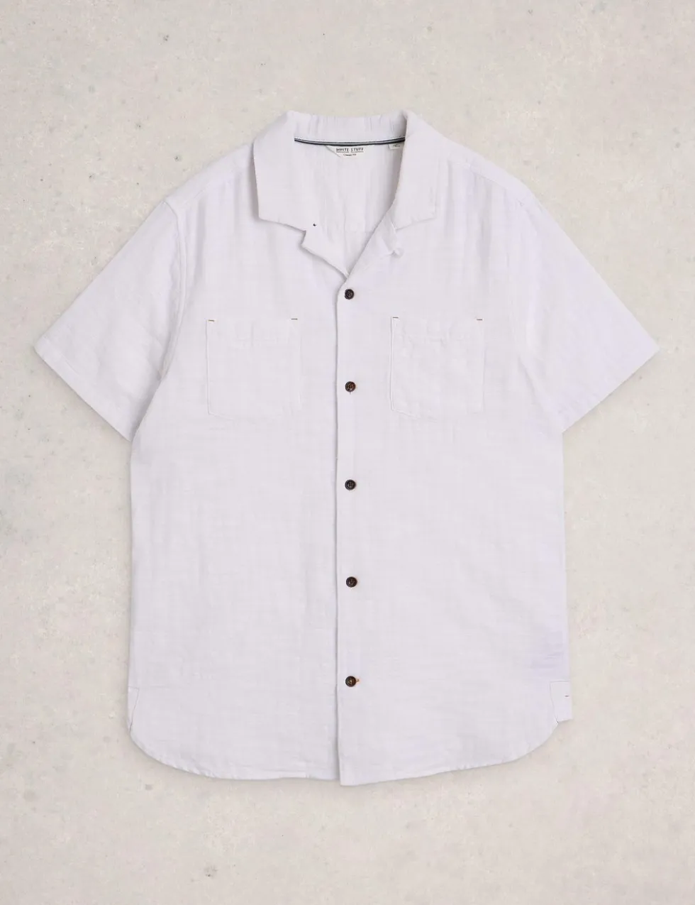 Pure Cotton Checked Short Sleeve Shirt