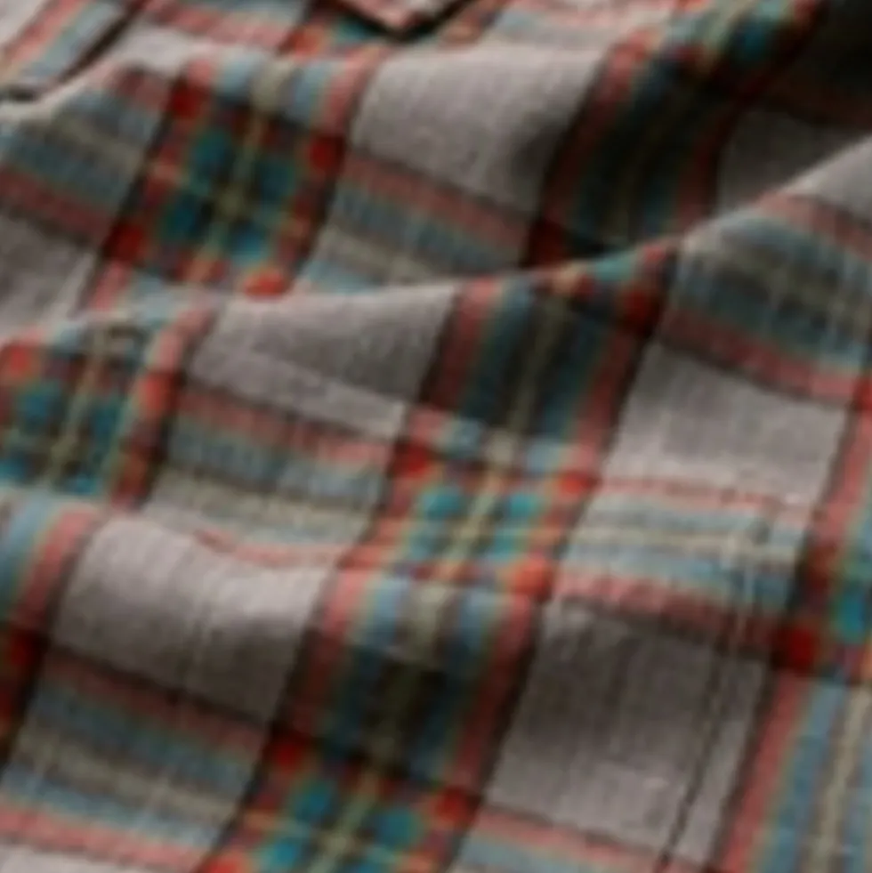 Pure Cotton Checked Short Sleeve Shirt