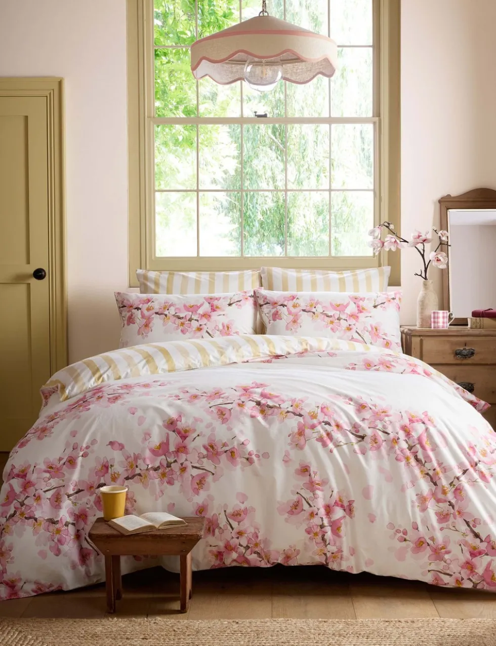 Pure Cotton Cherry Blossom Bedding Set