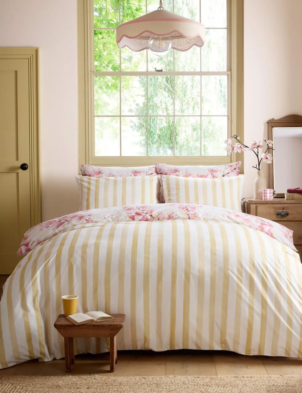 Pure Cotton Cherry Blossom Bedding Set