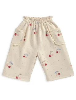 Pure Cotton Cherry Joggers (0-3 Yrs)