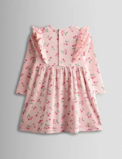Pure Cotton Cherry Print Dress (6 Mths-7 Yrs)