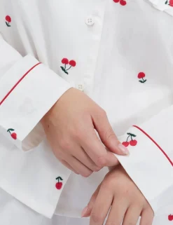 Pure Cotton Cherry Pyjama Set