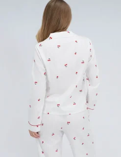 Pure Cotton Cherry Pyjama Set