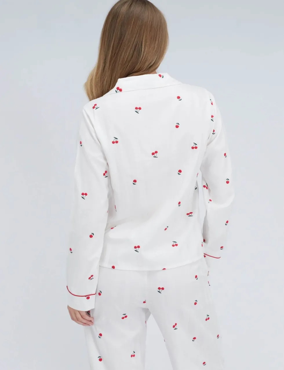 Pure Cotton Cherry Pyjama Set