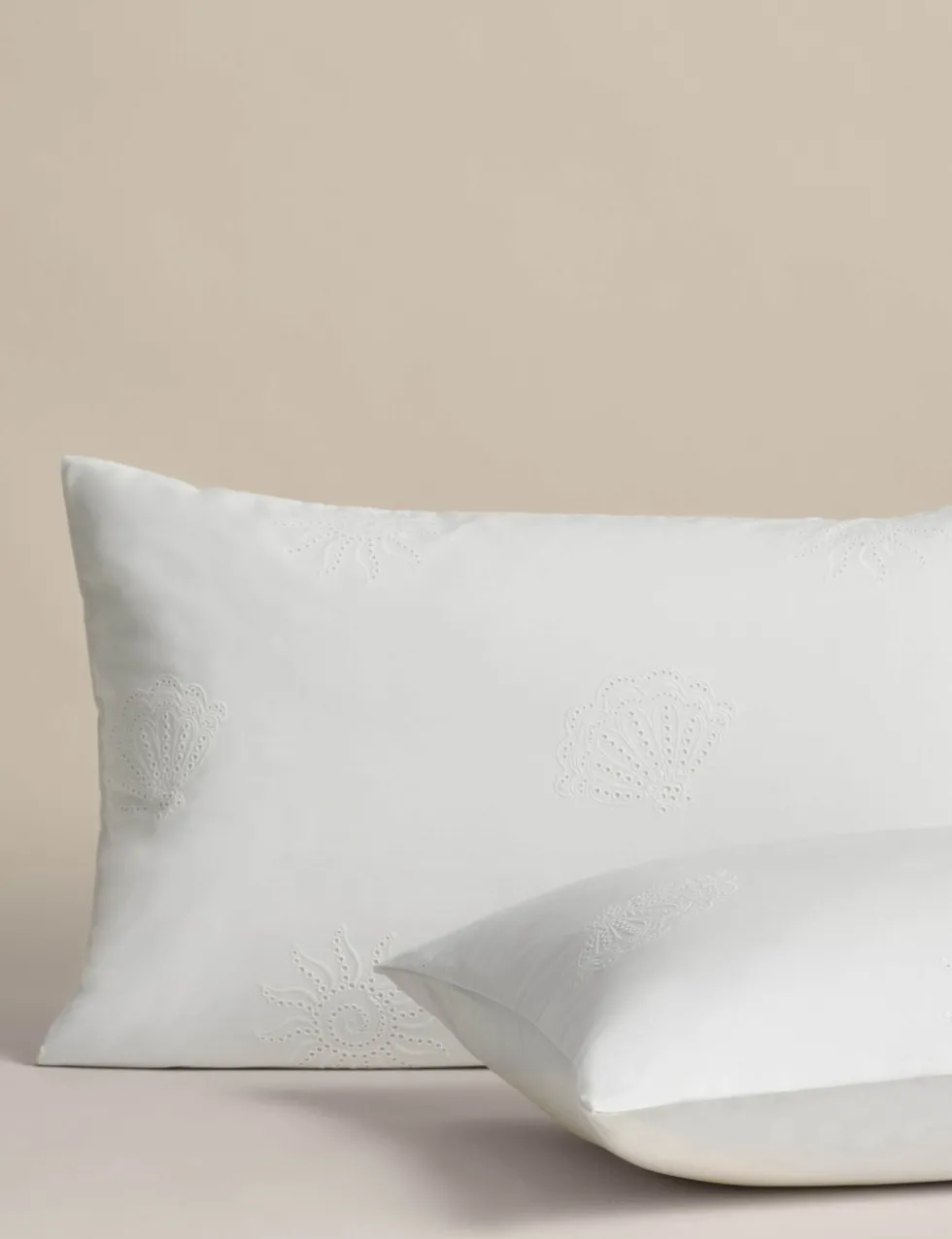 Pure Cotton Coastal Broderie Bedding Set