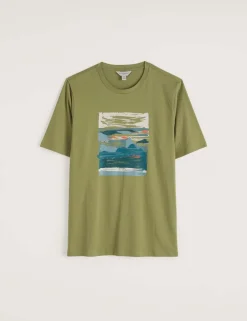 Pure Cotton Coastal Graphic T-Shirt