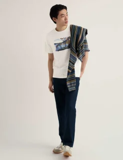 Pure Cotton Coastal Graphic T-Shirt