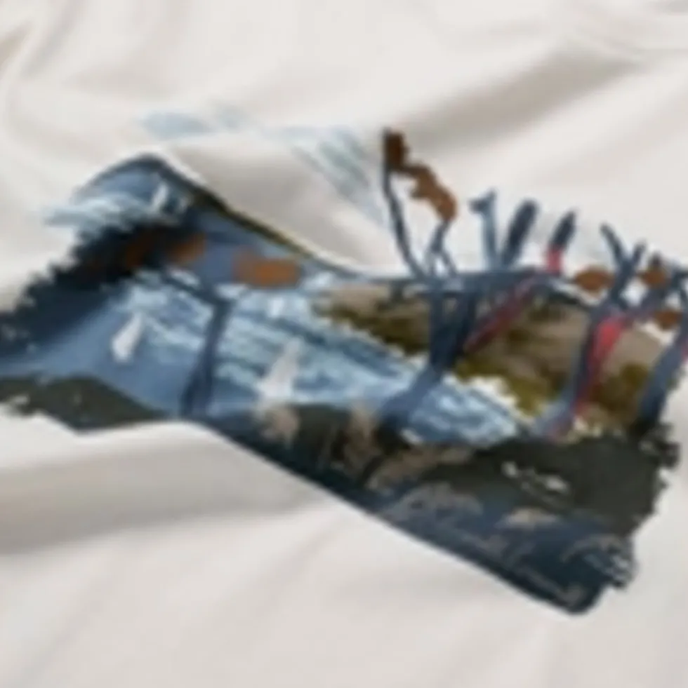 Pure Cotton Coastal Graphic T-Shirt