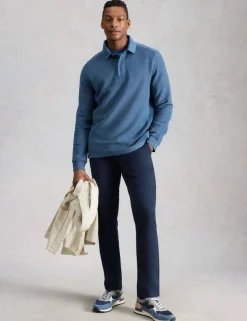 Pure Cotton Collar Sweatshirt